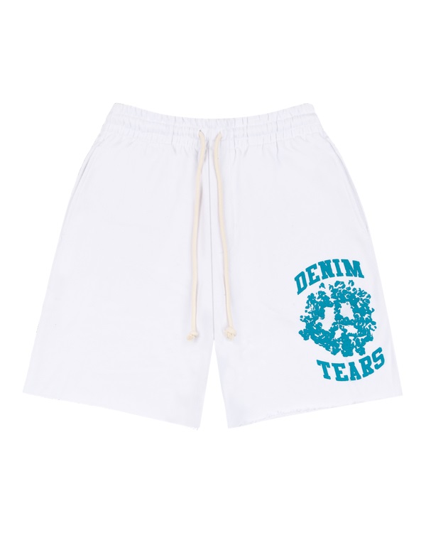 Denim University Sweat Shorts White