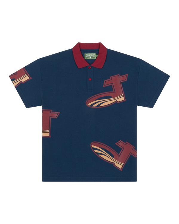 DT Pique Polo Blue