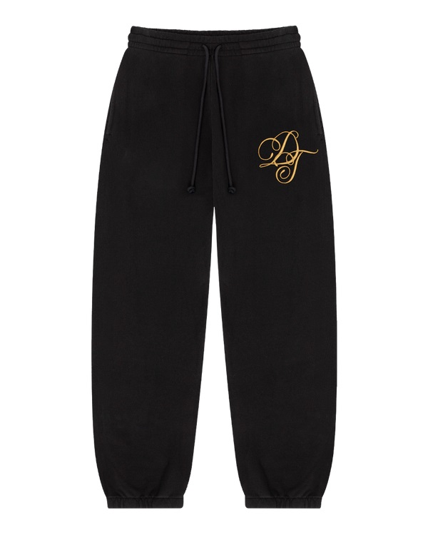 DT Metallic Gold Script Sweatpant