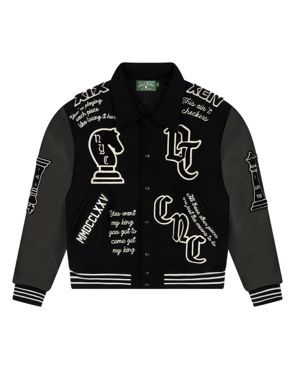 Grandmaster Varsity Jacket Black
