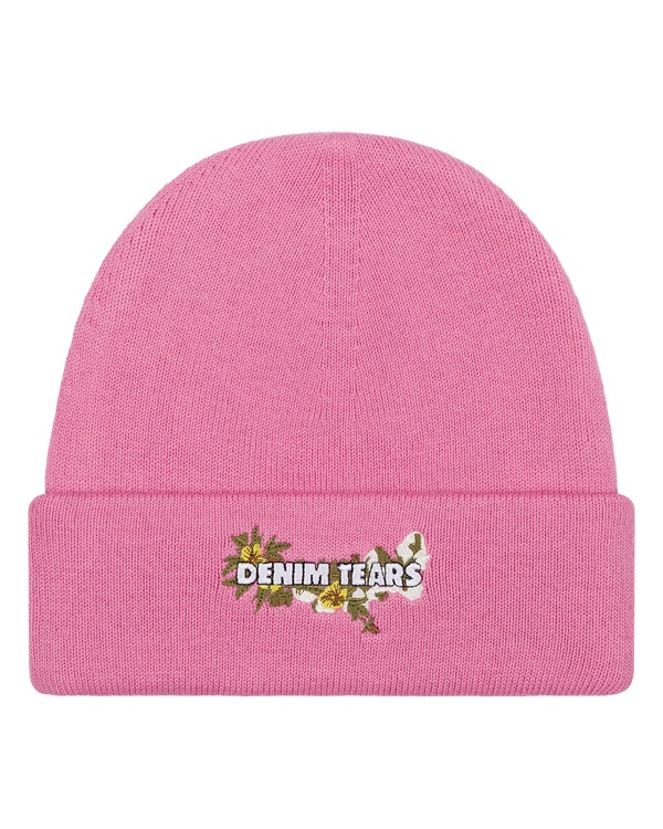 Floral Beanie Pink
