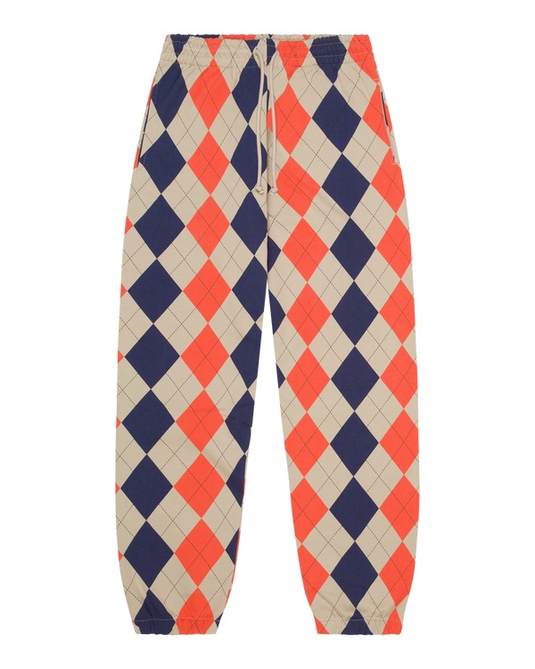 Derby Intarsia Sweatpant Tan