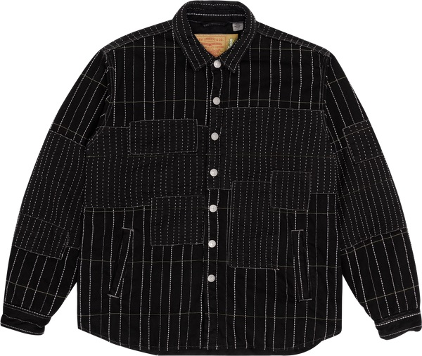 Peace Patchwork Padded Jacket