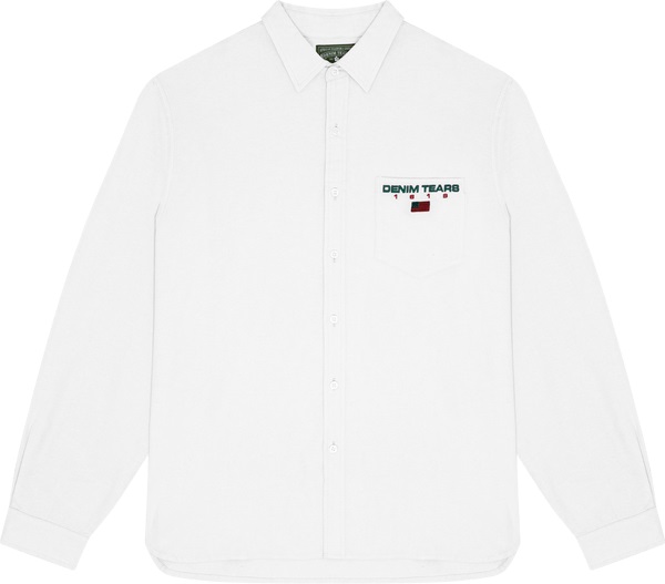 1619 Pan African Flag Oxford White