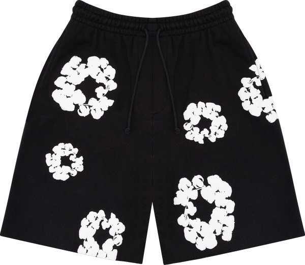 The Cotton Wreath Shorts Black