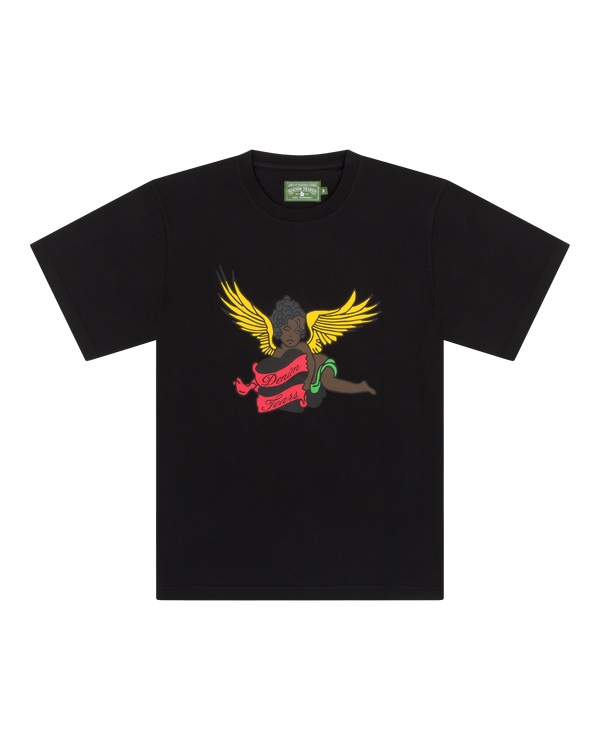 Black Cherub Tee Black