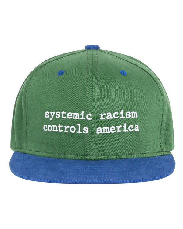 Systemic Racism Controls America Hat Green