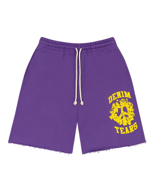 Denim University Sweat Shorts Purple