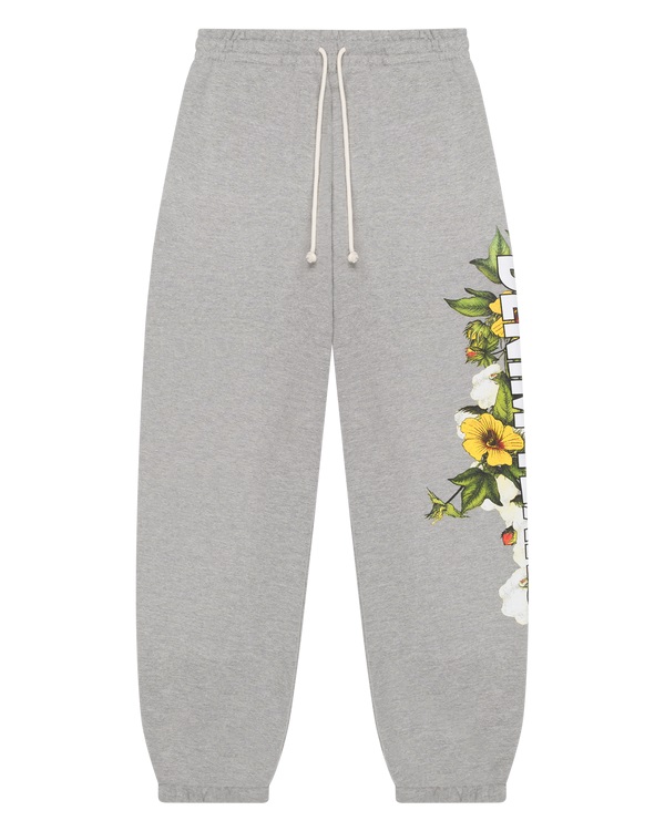 DT Floral Logo Sweatpant Grey
