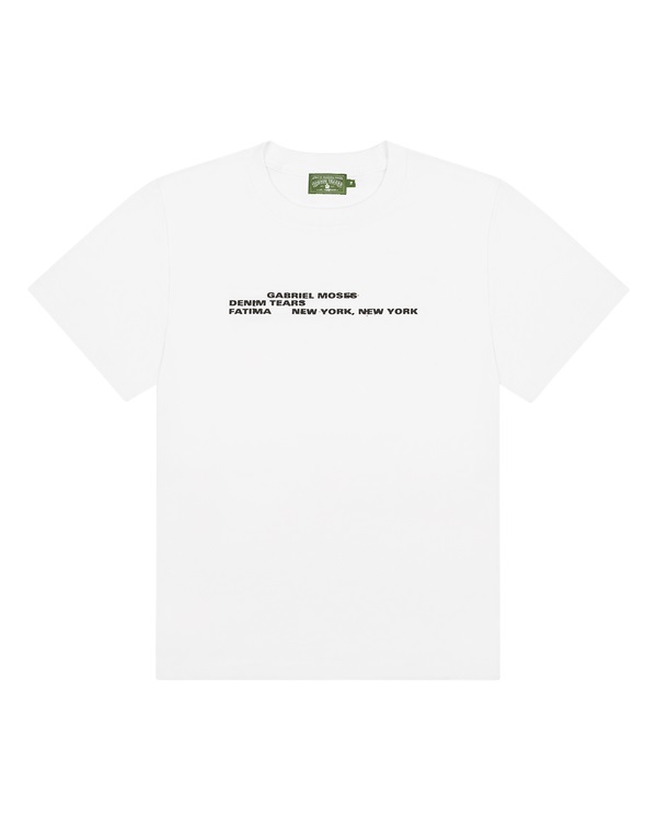 Denim Tears X Gabriel Moses Tee White
