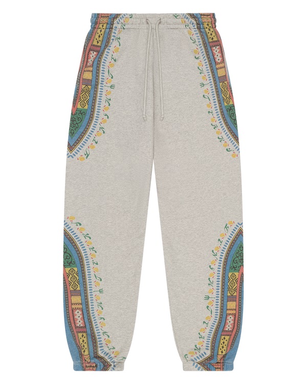Dashiki Trompe L'oeil Sweatpants Grey