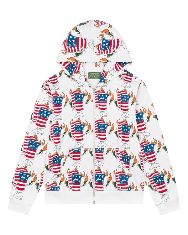 Firecracker Zip Hoodie