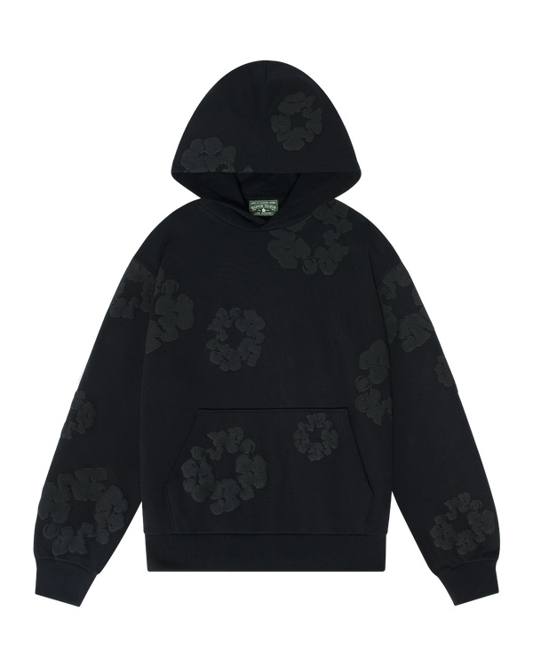 Mono Cotton Wreath Sweatshirt Black