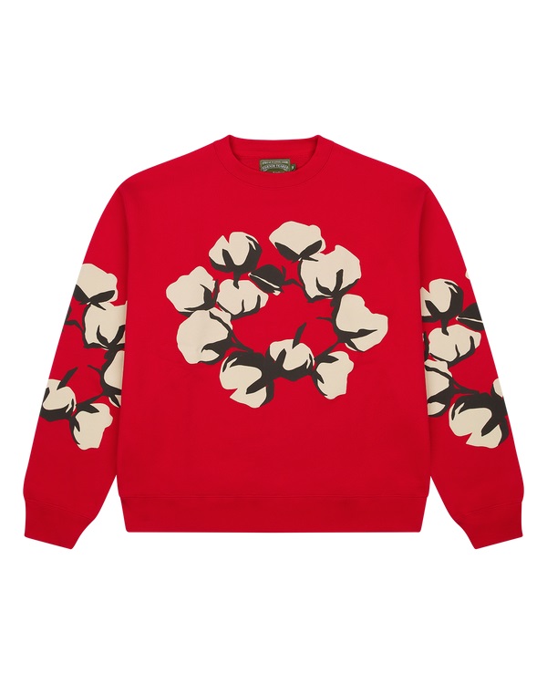 Cactus Tears Crewneck Red