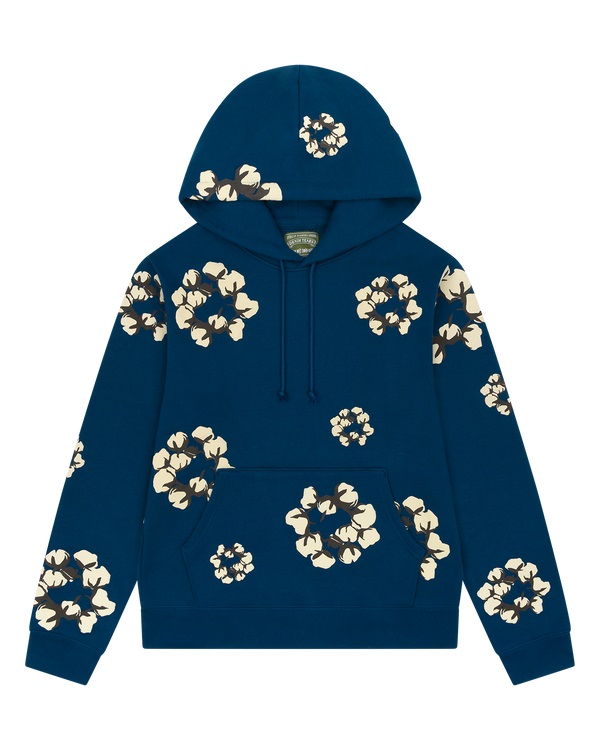 Cactus Tears Wreath Hoodie Navy