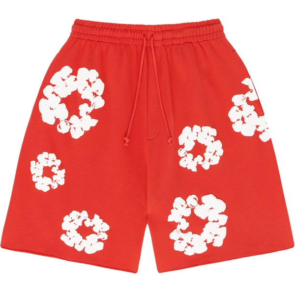The Cotton Wreath Shorts Red