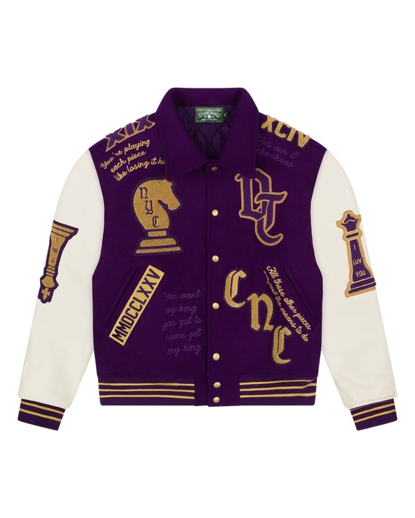 Grandmaster Varsity Jacket Purple
