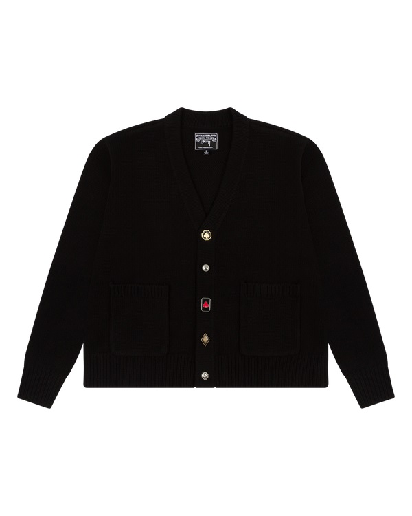 Playing Card Suits Cardigan