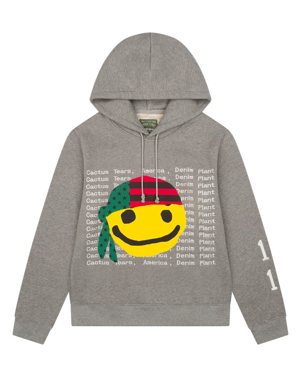 Cactus Tears Hoodie Grey