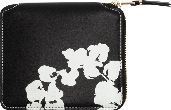 Cotton Wreath Full Zip Around Wallet