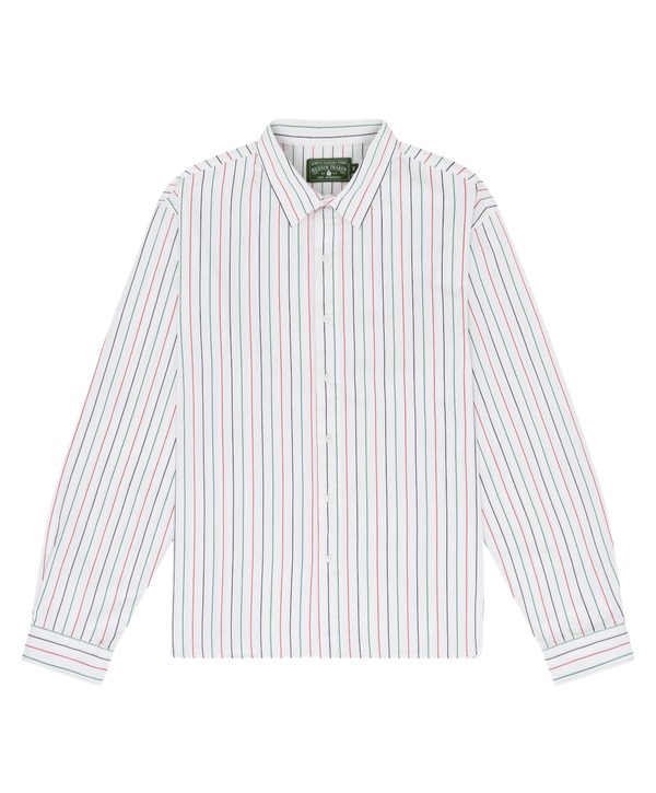 Pinstripe RBG Long Sleeve Button Up