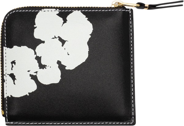 Cotton Wreath Zip Around Wallet
