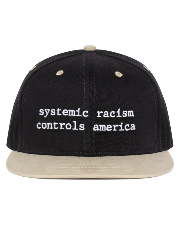 Systemic Racism Controls America Hat Black