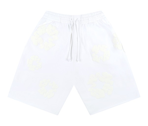 Mono Cotton Wreath Shorts White