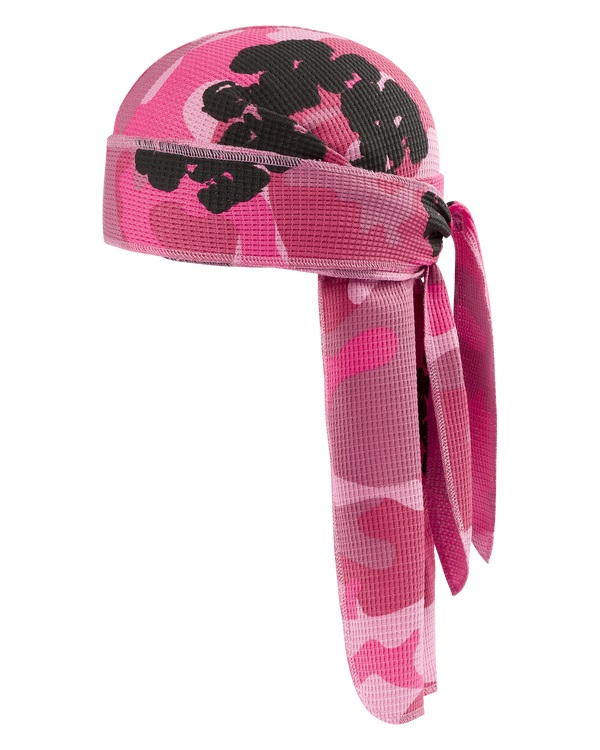 Pink Camo Cotton Wreath Durag