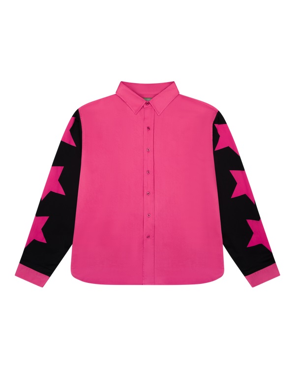 Pink Riding Button Up
