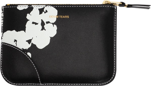 Cotton Wreath Zip Pouch