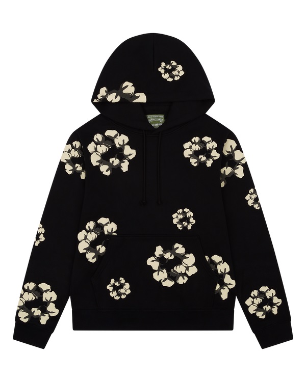 Cactus Tears Wreath Hoodie Black