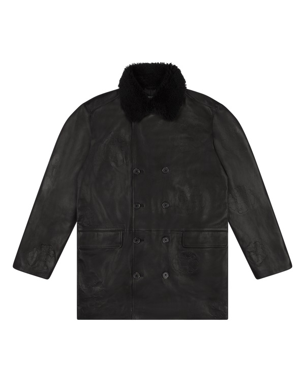 Oakland Wreath Winter Leather Coat