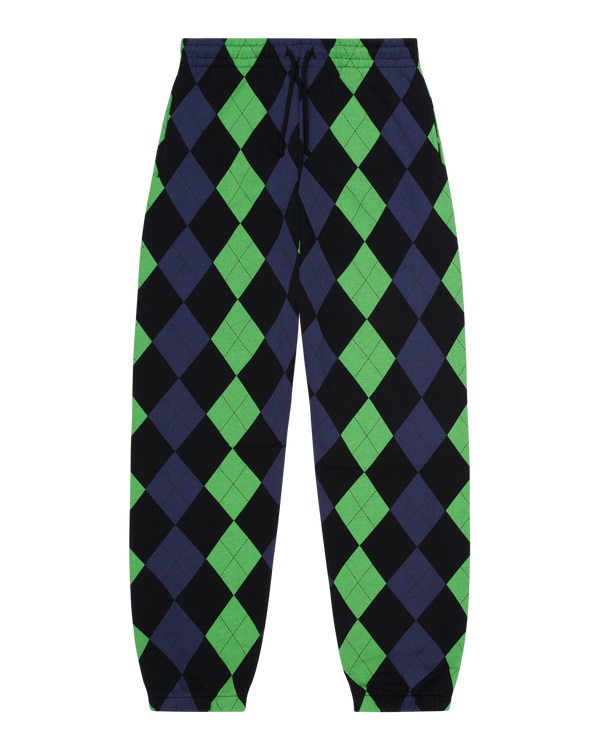 Derby Intarsia Sweatpant Green