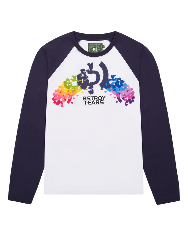 Bstroy Tears Baseball Tee White
