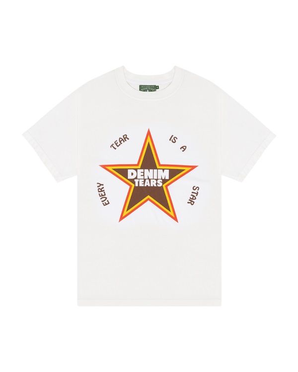 Every Tear Is A Star Tee White