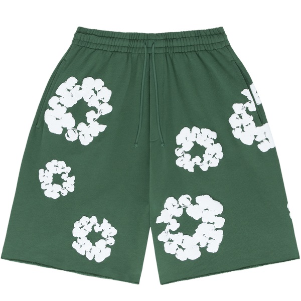 The Cotton Wreath Shorts Green