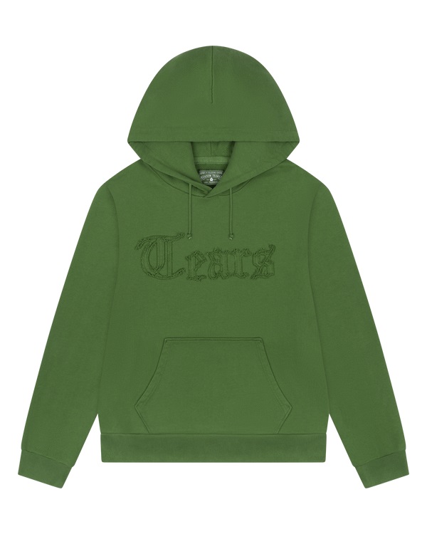 Tears Cut Out Hoodie Cactus